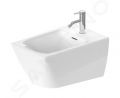 Duravit Viu Zvesn bidet, 370x570 mm, otvor na batriu, WonderGliss, alpsk biela