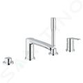 Grohe Eurostyle Cosmopolitan Batria na okraj vane, 4-otvorov intalcia, chrm