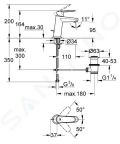 Grohe Eurodisc Cosmopolitan Pkov umvadlov batria, chrm