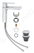 Grohe Lineare Umvadlov batria s vpustom Push-Open, chrm