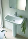 Duravit Happy D.2 Umvadlo, 1000x505 mm, s prepadom, s otvorom na batriu, s WonderGliss, biela