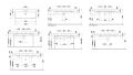 Duravit Happy D.2 Um�vadlo 120x51 cm, s prepadom, otvor na bat�rie, biela