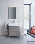 Duravit Happy D.2 Umvadlo, 60x51 cm, s prepadom, s otvorom na batriu, WonderGliss, biela