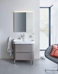 Duravit Happy D.2 Umvadlo, 600x505 mm, s prepadom, s otvorom na batriu, WonderGliss, biela