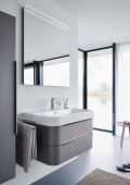 Duravit Happy D.2 Umvadlo, 65x51 cm, s prepadom, s otvorom na batriu, s WonderGliss, biela