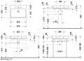 Duravit Happy D.2 Umvadlo, 65x51 cm, s prepadom, s otvorom na batriu, biela