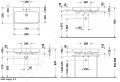 Duravit Happy D.2 Umvadlo, 80x51 cm, s prepadom, s otvorom na batriu, s WonderGliss, biela