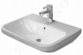 Duravit DuraStyle Umvadlo, 550x440 mm, s prepadom, s otvorom na batriu, WonderGliss, biela