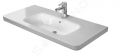 Duravit DuraStyle Umvadlo 100x48 cm, s 1 otvorom na batriu, s WonderGliss, biela