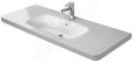 Duravit DuraStyle Umvadlo 120x48 cm, s 1 otvorom na batriu, biela