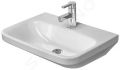 Duravit DuraStyle Umvadlo Med, 600x440 mm, s 1 otvorom na batriu, s WonderGliss, biela