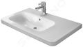 Duravit DuraStyle Umvadlo, 800x480 mm, s prepadom, s otvorom na batriu, WonderGliss, biela