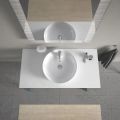 Duravit Cape Cod Umvadlov misa, priemer 48 cm, 1 otvor na batriu, DuraCeram, s WonderGliss, biela