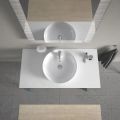 Duravit Cape Cod Umvadlov misa, priemer 480 mm, 1 otvor na batriu, DuraCeram, s WonderGliss, biela