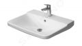 Duravit P3 Comforts Umvadlo, 650x500 mm, s prepadom, s otvorom na batriu, biela