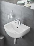 Grohe BauEdge Umvadlov batria s vpustom, chrm