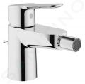 Grohe BauEdge Bidetov batria s vpustom, chrm