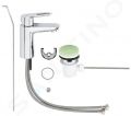 Grohe BauLoop Umvadlov batria s vpustom, chrm