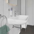 Duravit ME by Starck Umvadlo, 550x440 mm, s prepadom, s otvorom na batriu, WonderGliss, biela