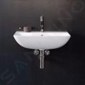 Duravit ME by Starck Umvadlo, 55x44 cm, s prepadom, s otvorom na batriu, biela
