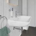 Duravit ME by Starck Umvadlo, 60x46 cm, s prepadom, s otvorom na batriu, biela