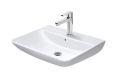 Duravit ME by Starck Um�vadlo 65x49 cm, s prepadom, otvor na bat�riu, DuraShield, biela