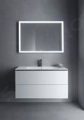 Duravit ME by Starck Nbytkov umvadlo, 103x49 cm, 1 otvor na batriu, s WonderGliss, matn biela