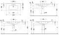Duravit ME by Starck Nbytkov umvadlo, 103x49 cm, s WonderGliss, matn biela