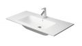 Duravit ME by Starck Um�vadlo 103x49 cm, s prepadom, otvor na bat�riu, DuraShield, biela