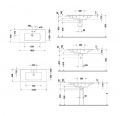 Duravit ME by Starck Um�vadlo 103x49 cm, s prepadom, bez otvoru na bat�riu, DuraShield, biela