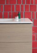 Duravit ME by Starck Umvadlo nbytkov 1230x490 mm, s 1 otvorom na batriu, s WonderGliss, alpsk biela