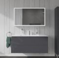 Duravit ME by Starck Umvadlo nbytkov 1230x490 mm, s 1 otvorom na batriu, s WonderGliss, alpsk biela