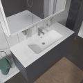 Duravit ME by Starck Umvadlo nbytkov 1230x490 mm, s 1 otvorom na batriu, s WonderGliss, alpsk biela