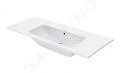 Duravit ME by Starck Nbytkov umvadlo, 123x49 cm, matn biela