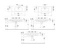 Duravit ME by Starck Um�vadlo 123x49 cm, s prepadom, bez otvoru na bat�riu, DuraShield, matn� biela