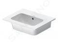 Duravit ME by Starck Nbytkov umvadlo, 530x430 mm, s WonderGliss, biela