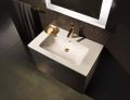 Duravit ME by Starck Umvadlo nbytkov, 830x490 mm, s prepadom, s otvorom na batriu, biela