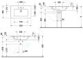 Duravit ME by Starck Nbytkov umvadlo, 83x49 cm, matn biela