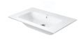 Duravit ME by Starck Um�vadlo 83x49 cm, s prepadom, bez otvoru na bat�riu, DuraShield, biela