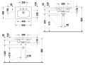 Duravit DuraStyle Umvadlo, 55x40 cm, s prepadom, s otvorom na batriu, biela