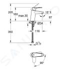 Grohe Eurodisc Cosmopolitan Pkov umvadlov batria ES, chrm