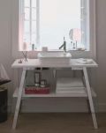 Duravit Cape Cod Umvadlo na dosku, 46x46 cm, bez prepadu, s otvorom na batriu, DuraCeram, WonderGliss, matn biela