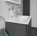 Duravit ME by Starck Umvadlo nbytkov Compact, 630x400 mm, s 1 otvorom na batriu, s WonderGliss, alpsk biela