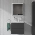 Duravit ME by Starck Umvadlo nbytkov Compact, 630x400 mm, s 1 otvorom na batriu, s WonderGliss, alpsk biela