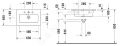 Duravit ME by Starck Umvadlo nbytkov Compact, 63x40 cm, s 1 otvorom na batriu, alpsk biela