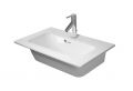 Duravit ME by Starck Um�vadlo 63x40 cm, s prepadom, otvor na bat�riu, DuraShield, biela
