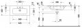 Duravit ME by Starck Umvadlo nbytkov Compact, 83x40 cm, bez otvoru na batriu, alpsk biela