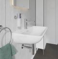 Duravit ME by Starck Umvadlo, 600x400 mm, s prepadom, s otvorom na batriu, WonderGliss, biela