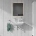 Duravit ME by Starck Umvadlo, 600x400 mm, s prepadom, s otvorom na batriu, WonderGliss, biela