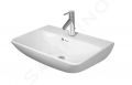 Duravit ME by Starck Umvadlo, 600x400 mm, s prepadom, s otvorom na batriu, WonderGliss, biela